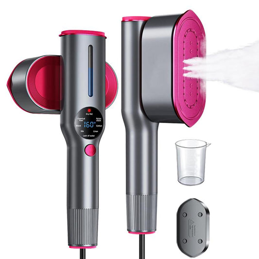 Garment Steamer for Clothes, Portable Travel Clothing Steamer Iron, 7 Mode with LCD Display, 5s Fast Heating, 90° Swivel Handle, New Year Gift