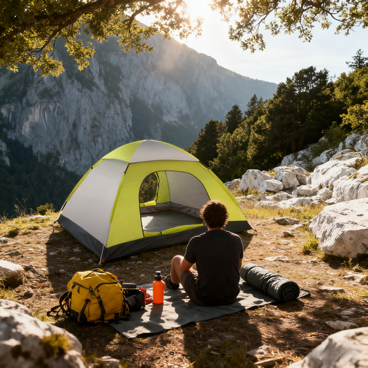 Automatic Dome Tent Outdoor Camping – 3-4 People (Light Green)