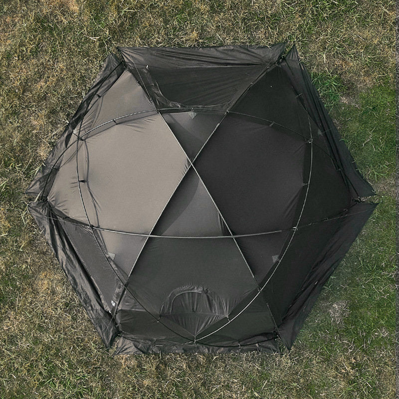 Dome Tent Outdoor Camping – Semi-Portable Commander Black