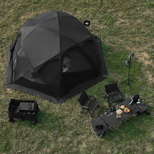 Dome Tent Outdoor Camping – Semi-Portable Commander Black