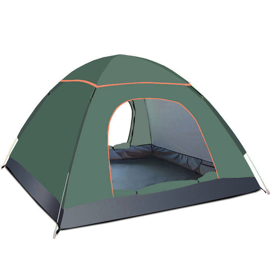 Automatic Dome Tent Outdoor Camping – 3-4 People (Army Green)