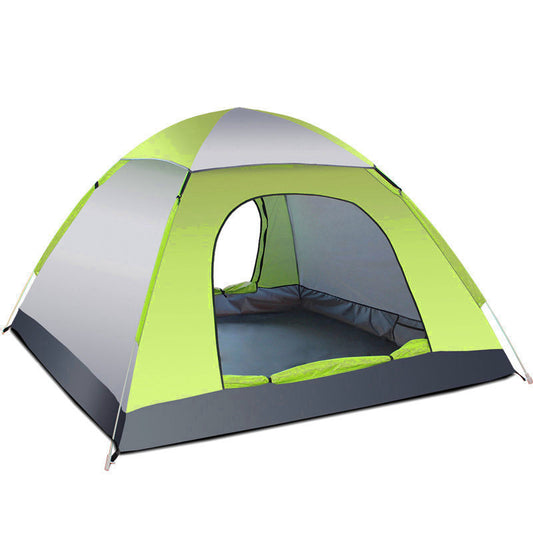 Automatic Dome Tent Outdoor Camping – 3-4 People (Light Green)